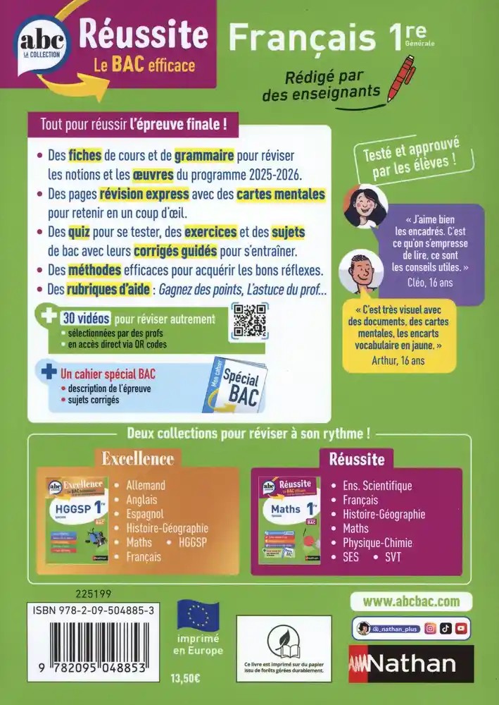 Français 1re générale