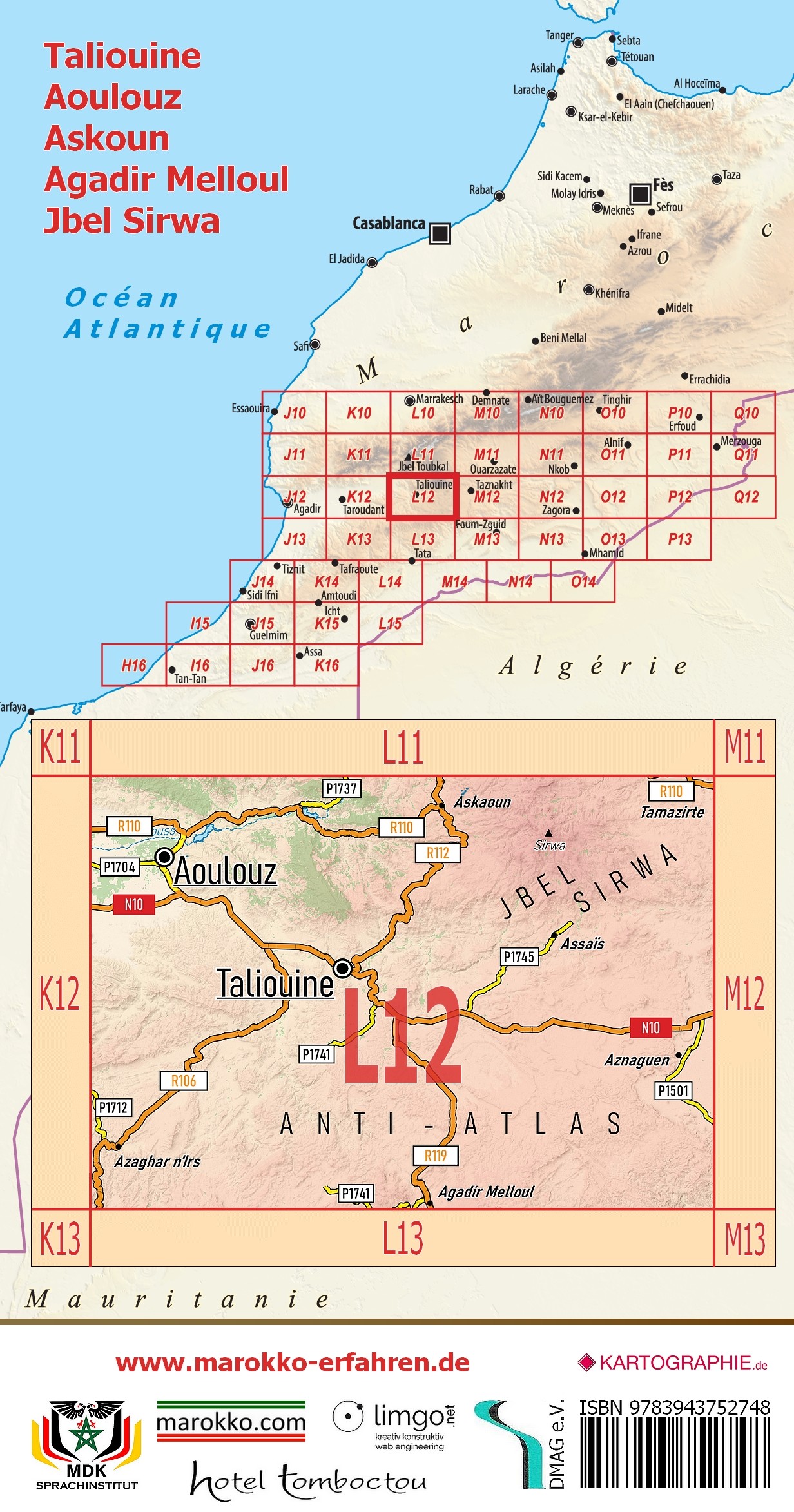 Carte Touristique L12: