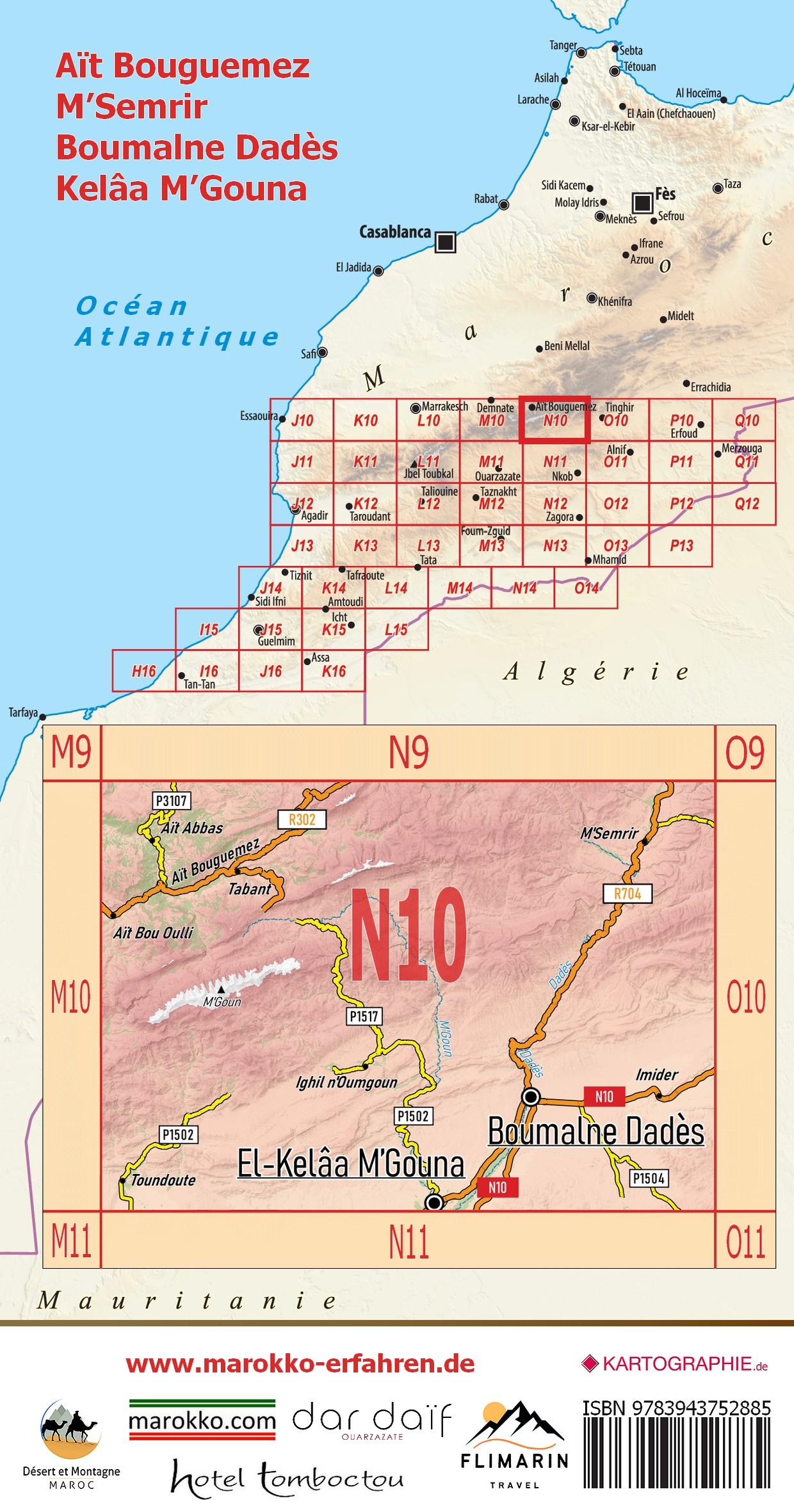 Carte Touristique N10: