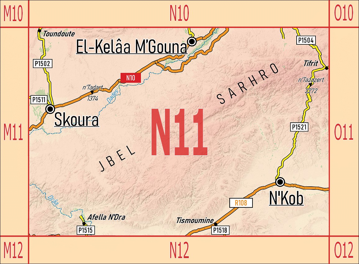 Carte Touristique N11: