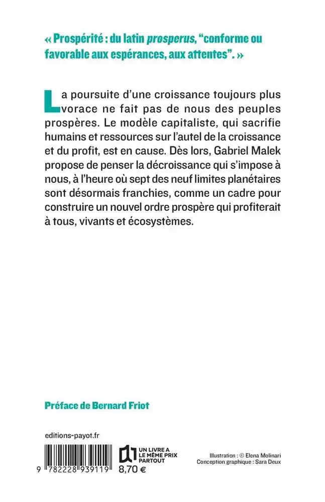 Pour une décroissance prospère