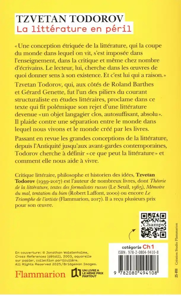 La littérature en péril