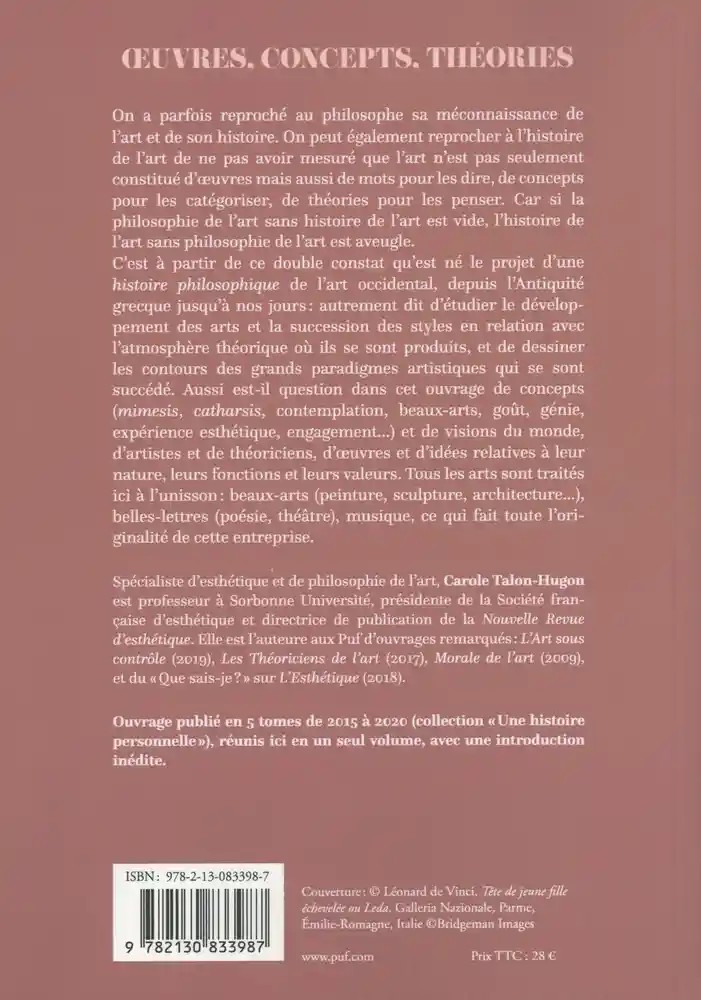 Histoire philosophique des arts