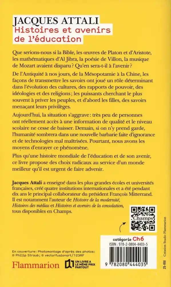 Histoires et avenirs de l'éducation