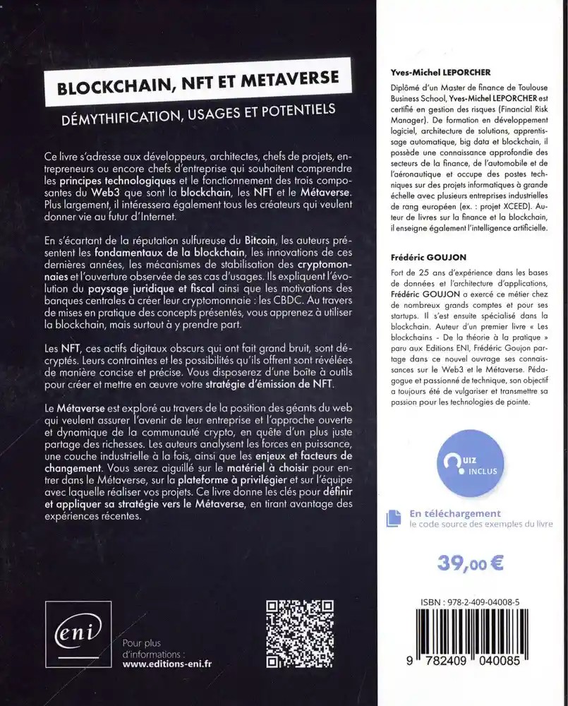 Blockchain, NFT et Métaverse