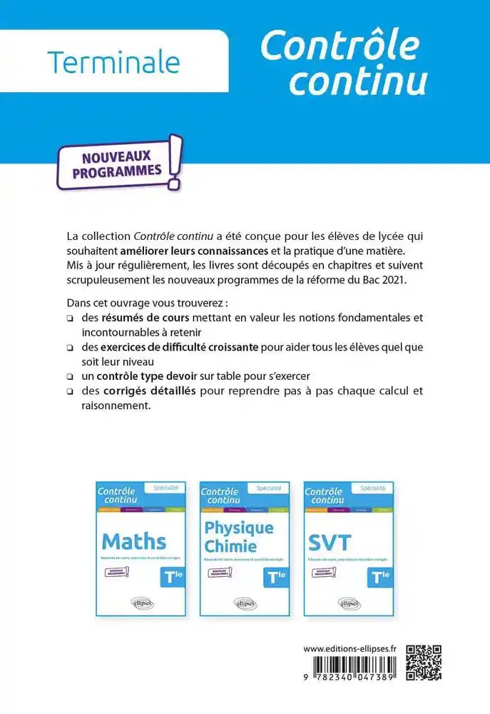 Mathématiques complémentaires Tle