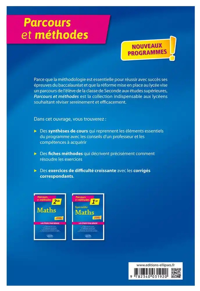 Spécialité physique-chimie 1re