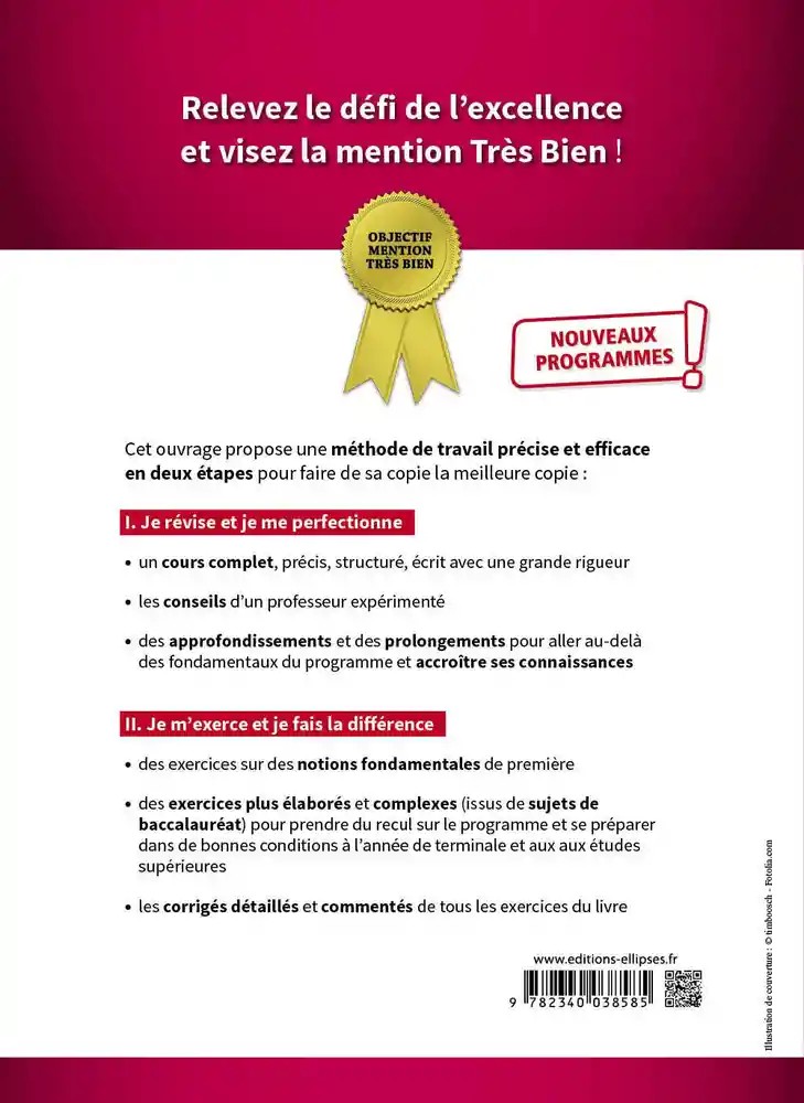 Spécialité physique-chimie 1re