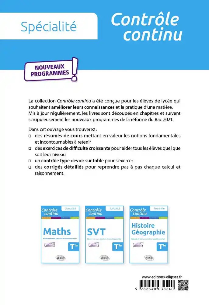 Spécialité Physique-Chimie Tle