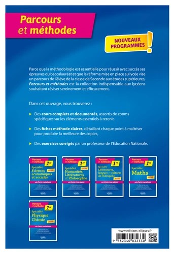 Spécialité sciences éco 1re