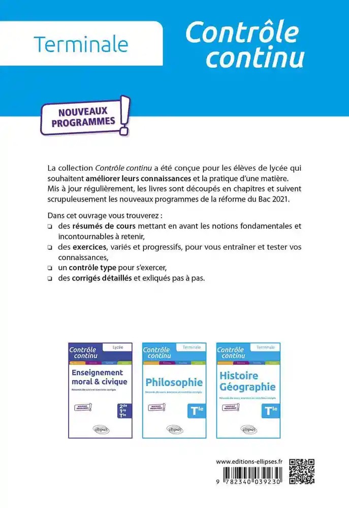 Spécialité Sciences économiques & sociales Tle