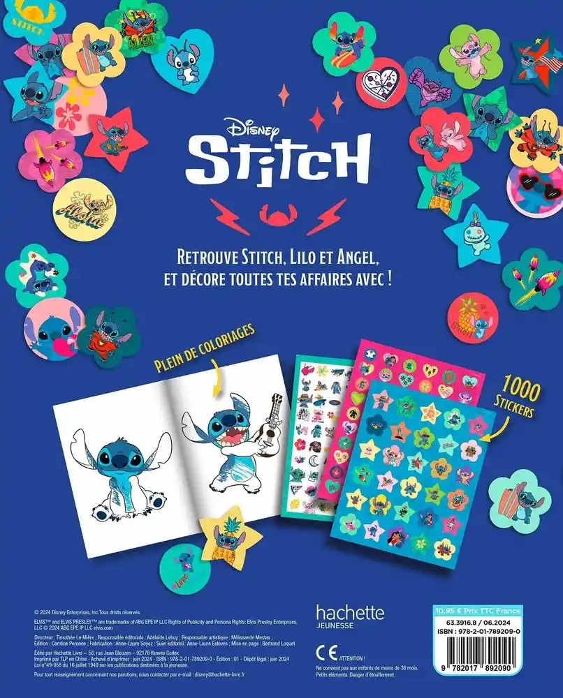 1000 Stickers Lilo et Stitch