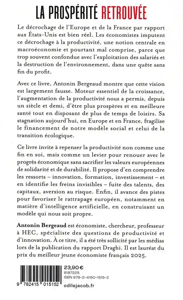 La prospérité retrouvée