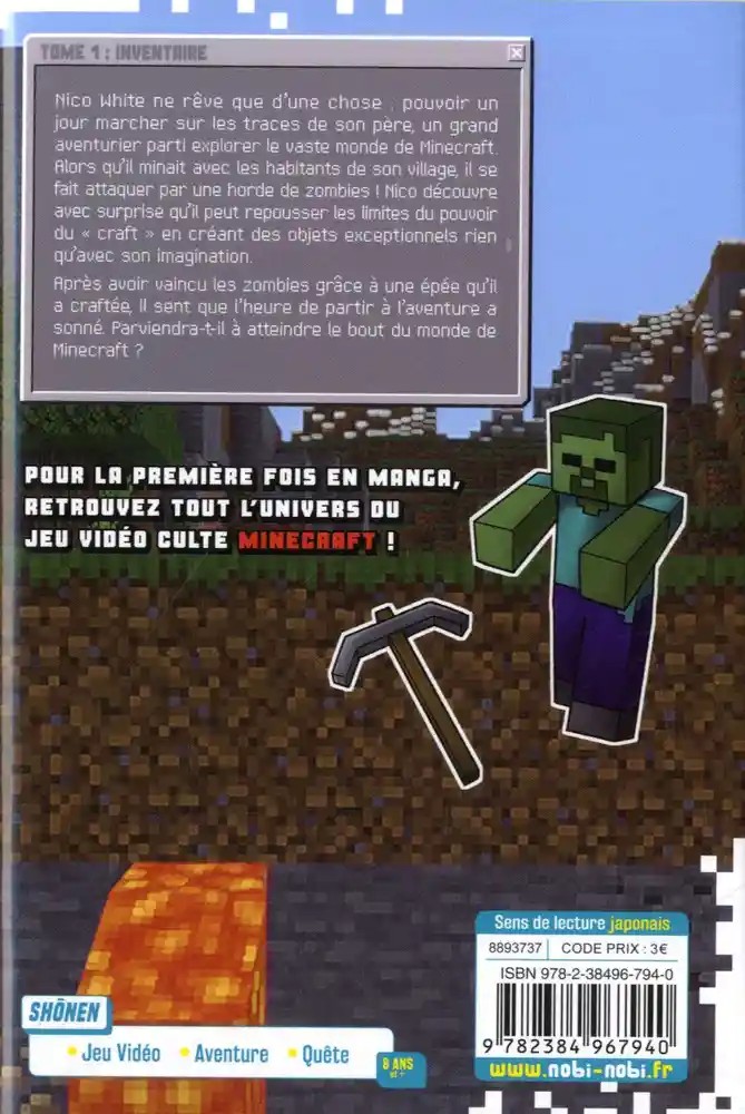 Minecraft - Voyage au bout du monde Tome 1 . Edition limitée