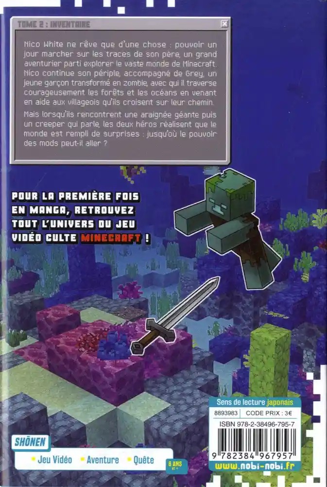 Minecraft - Voyage au bout du monde Tome 2 . Edition limitée