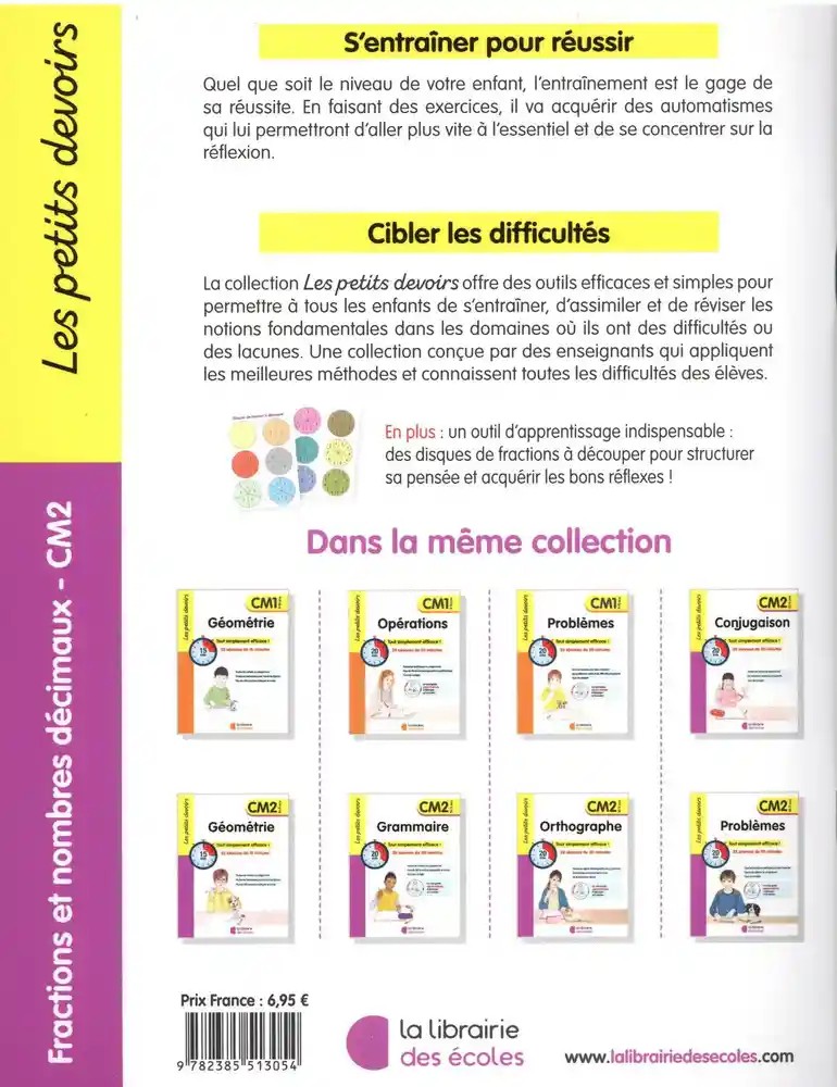 Fractions et nombres décimaux CM2