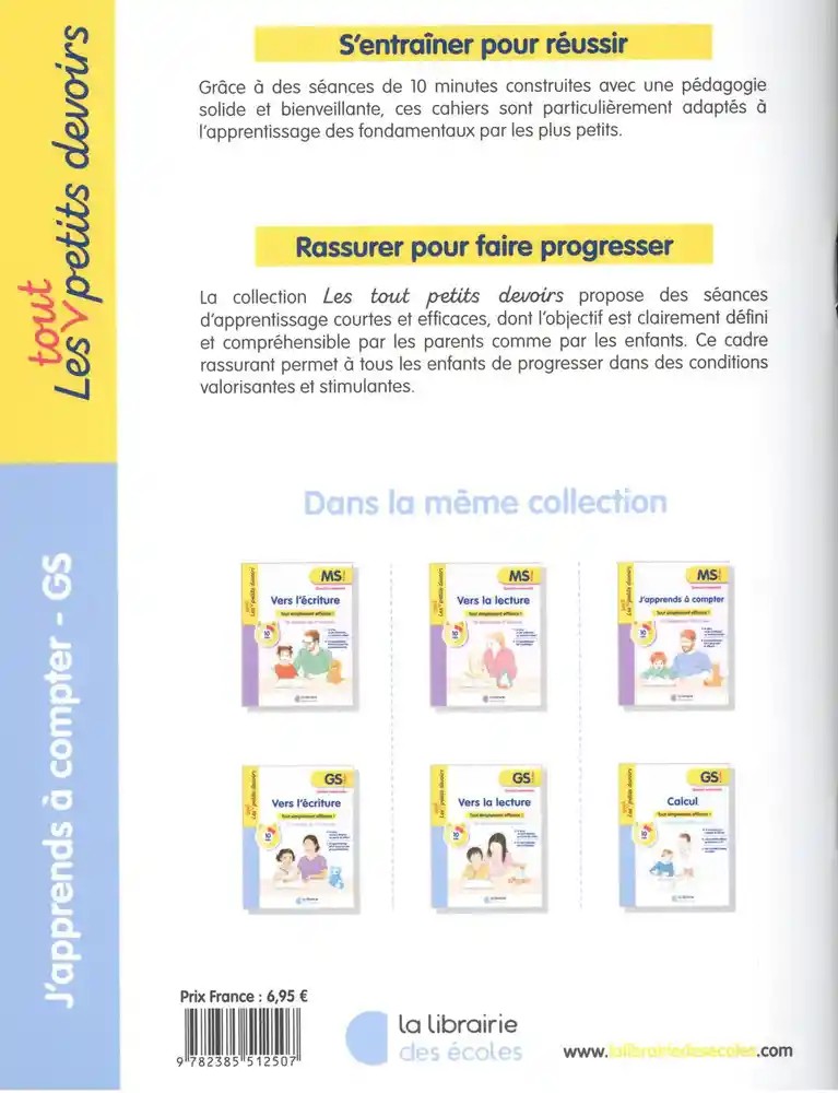 J’apprends à compter GS