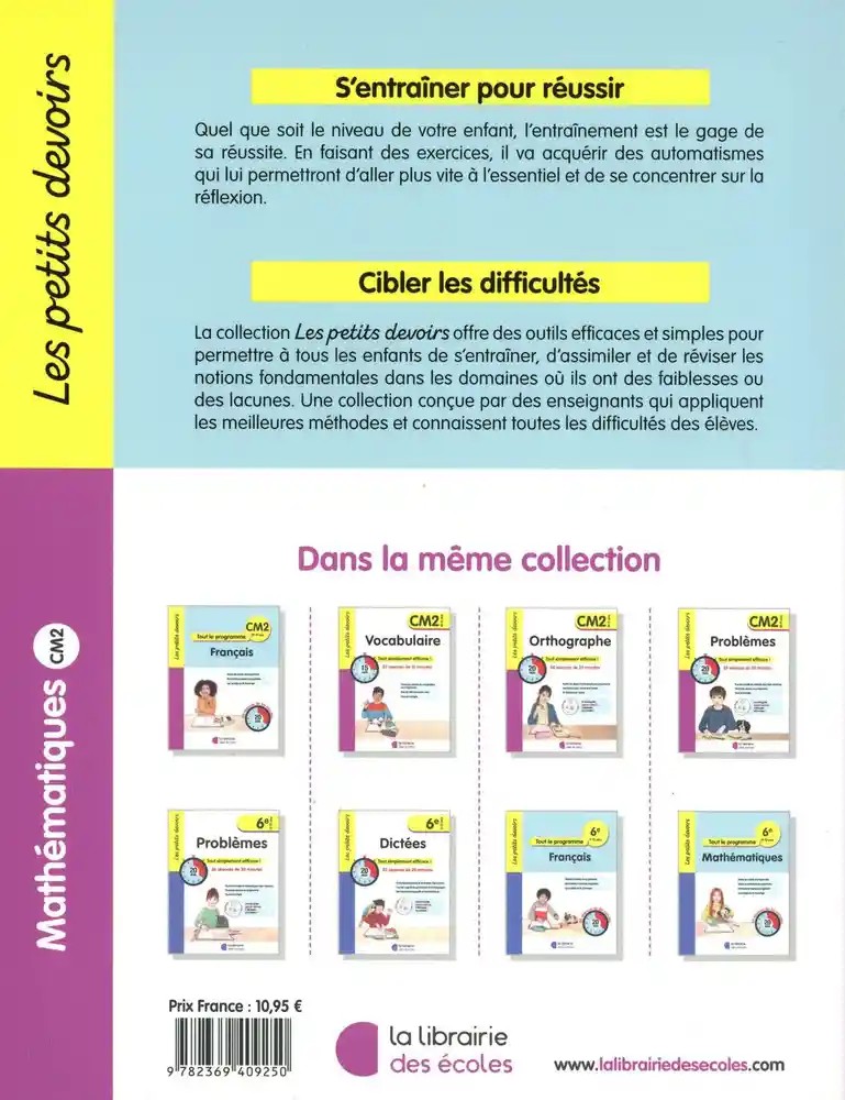 Mathématiques CM2 Tout le programme